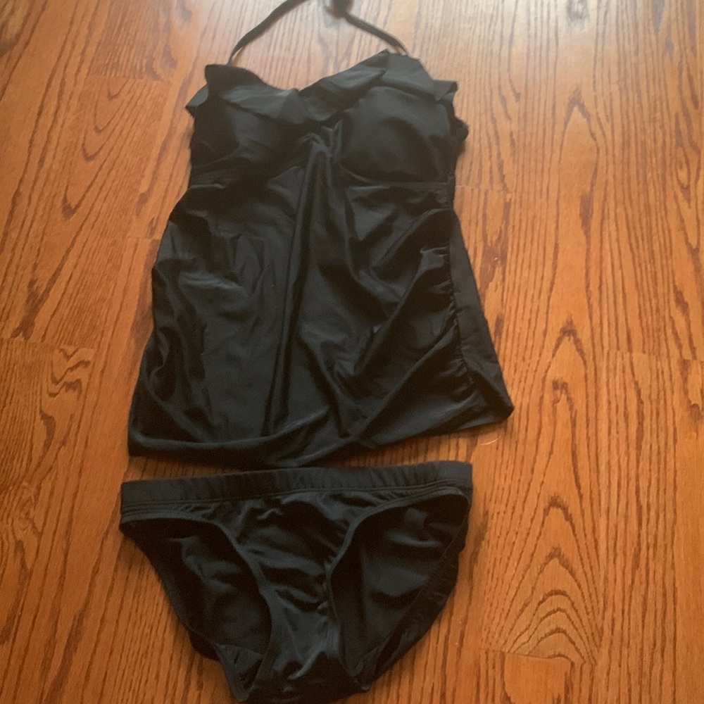 Maternity black bathing suit size S